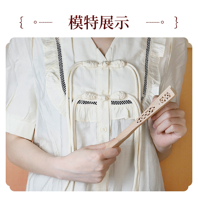 Pearl One-Word Cheongsam Frog Button Retro Long Tail Pipa Tassel Button Female Han Costume Tang Suit Button Chinese Style Decoration