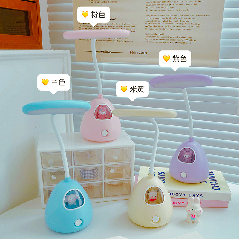 new cartoon led study lamp desktop student dormitory bedside bedroom study light cartoon usb student reading light