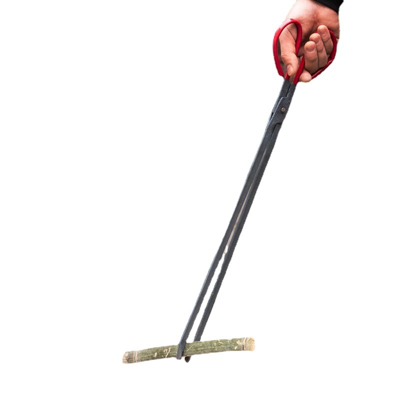 火钳长柄老式蜂窝煤铁钳扁头垃圾夹钩子煤球火剪农村灶膛柴煤炉夹