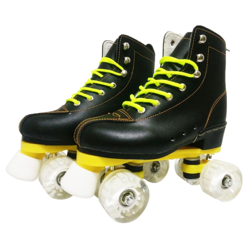滚轴溜冰鞋女四轮成人专业童可调节大小男刹车速滑初学者场专用双