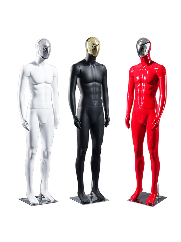 模特男道具人体全身假人塑料人台男装店服装橱窗拍摄衣服展示架子