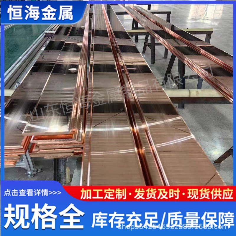 销售t2接地紫排铜带30*3TMY紫铜母排300*10大规格紫铜排