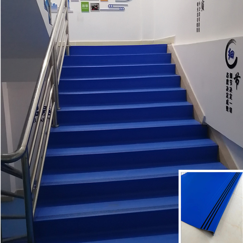 加厚楼梯踏步垫防滑条可擦洗塑胶垫家用地胶垫子防滑塑胶地板