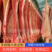 河北排酸冷库 鲜猪肉 厂家安装 牛羊肉卷商用设备 热量高冷冻库