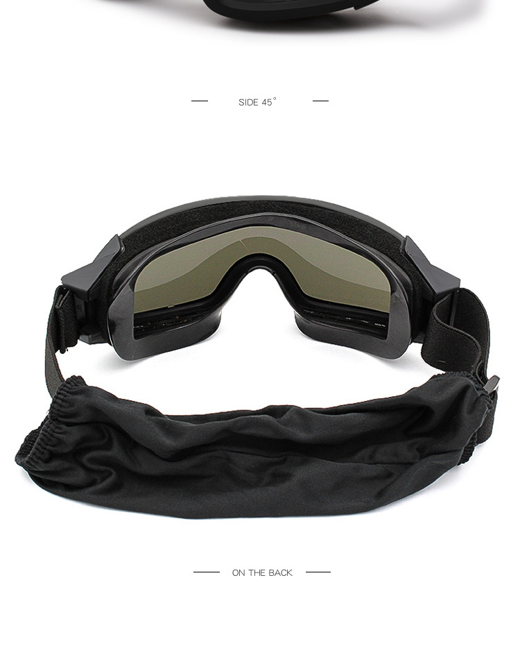 防爆军迷战术风镜 射击护目镜 防风沙破片防护镜沙漠蝗虫防弹风镜