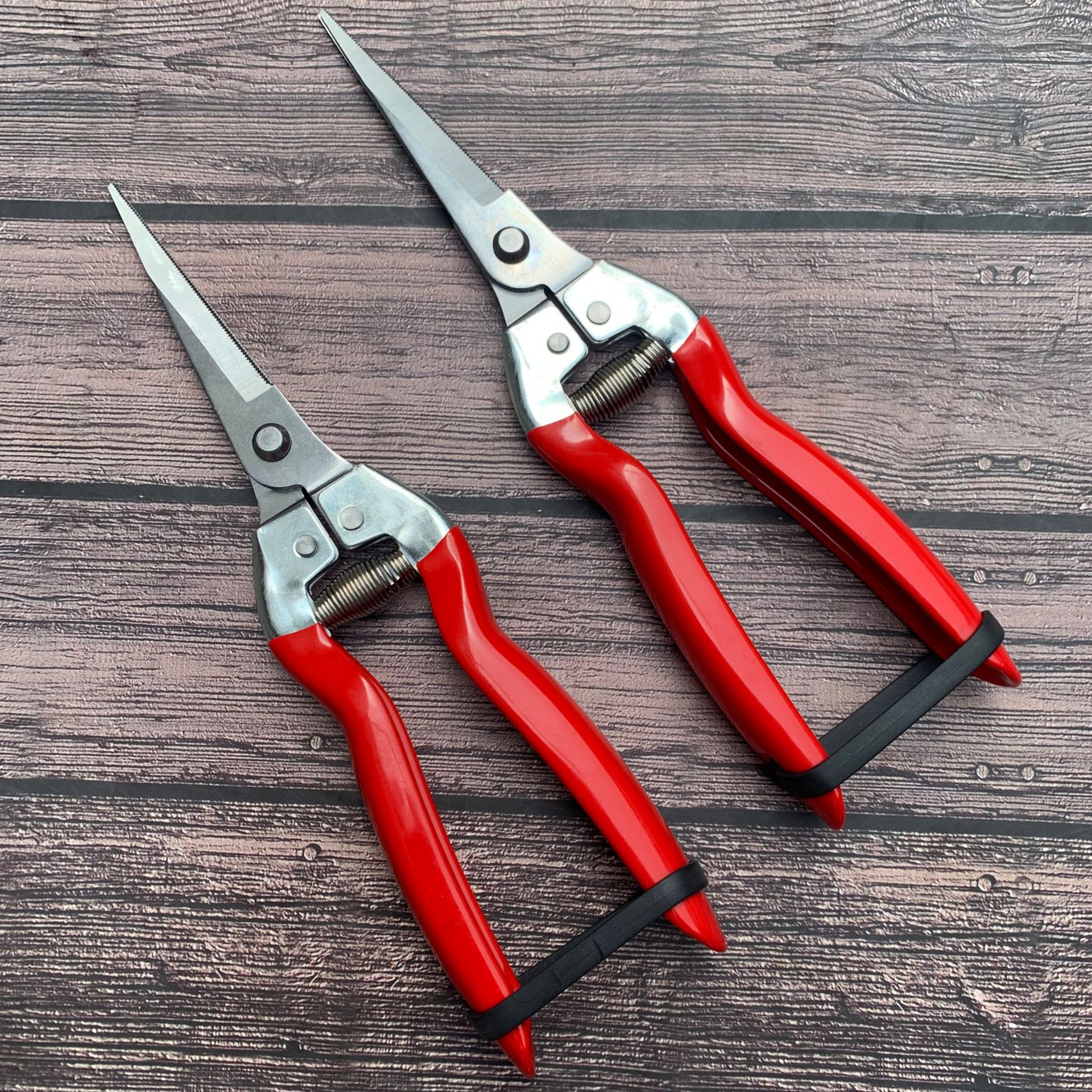 途霸粘塑柄不锈钢稀果剪刀 摘果剪 果枝剪 修枝剪 葡萄剪-阿里巴巴