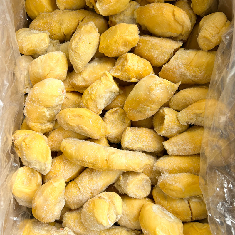 泰国猫山王树熟a级榴莲冻肉20kg/箱 大箱规 团购货 商用烘焙 批发