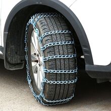 汽车防滑链通用型越野车轿车皮卡车轮胎防滑链金属铁链应急链