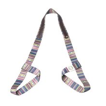 瑜伽垫捆绑带收纳绳瑜珈绑带便携背带缩放束扎伸展带花色绳子袋子