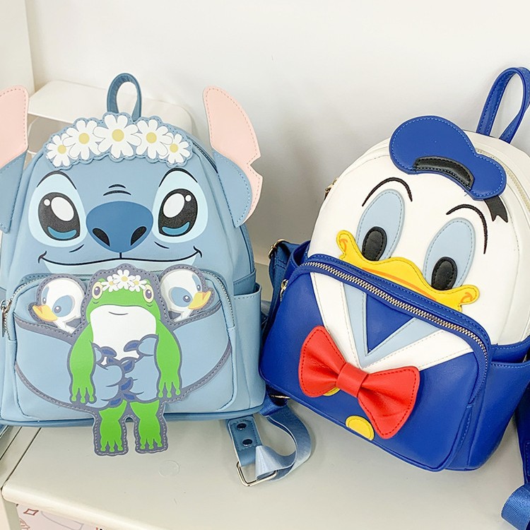 2025新款个性可爱小怪兽双肩包卡通小背包女生礼物定型出街小挎包