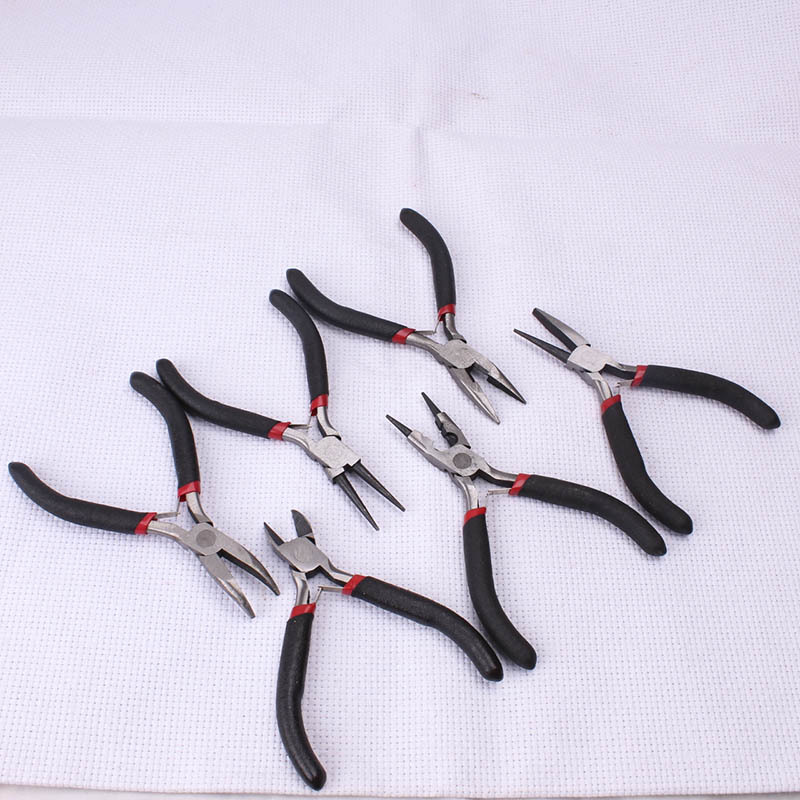 diy手工饰品制作金属工具多功能珠宝钳弯耳环9字针发髻迷你小钳子