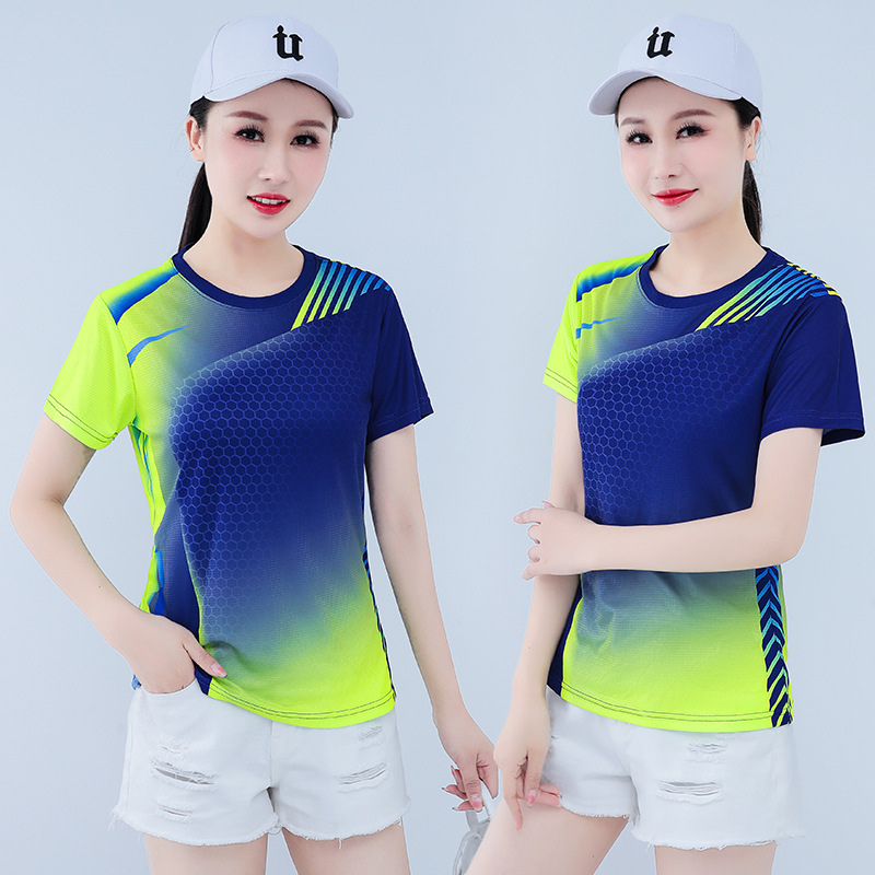 速干衣女体能服训练服速干短袖t恤女夏休闲吸汗透气运动装女队服
