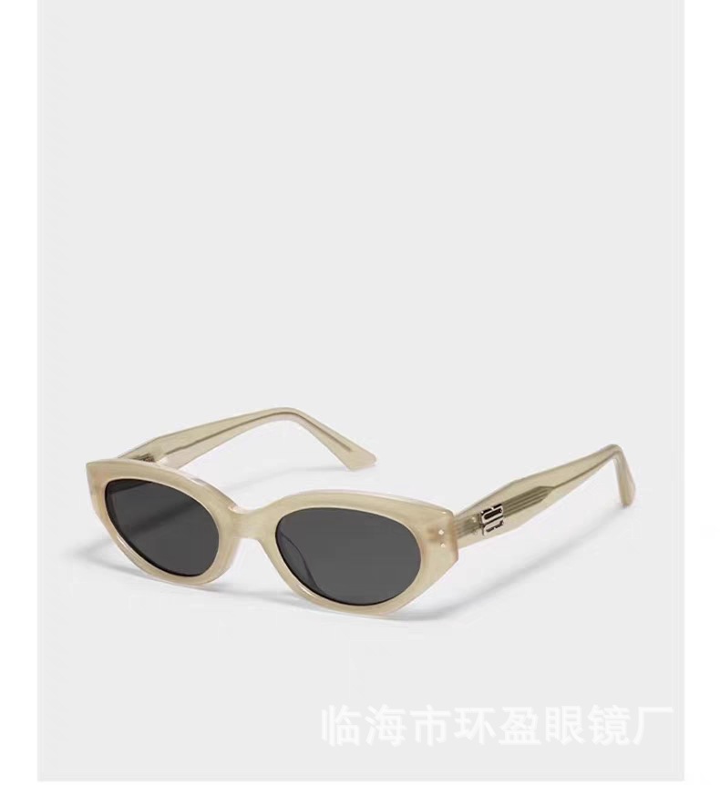 2023 New GM Cats' Eye Sunglasses Korean Style Retro High-Grade Sunglasses Street Shooting Ins Sun Glasses Men and Women Fashion