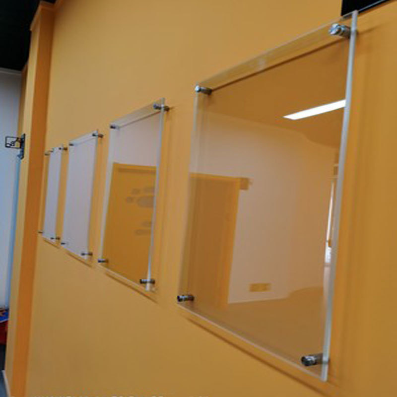 透明亚克力广告牌展板双层夹板挂墙画框展示架制度牌有机玻璃