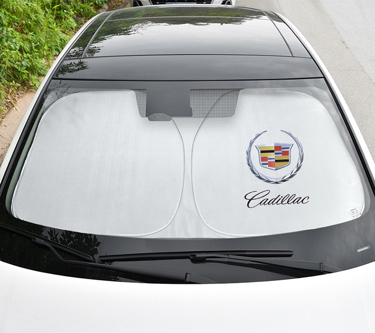 Automobile universal sunshade curtain car magnetic sun protection and heat insulation cartoon car logo 4 side window rear shield blackout