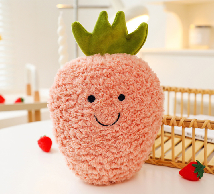 Cartoon Woven Fruit and Vegetable Plush Doll Internet Celebrity Cute Accessories Pillow Cushion