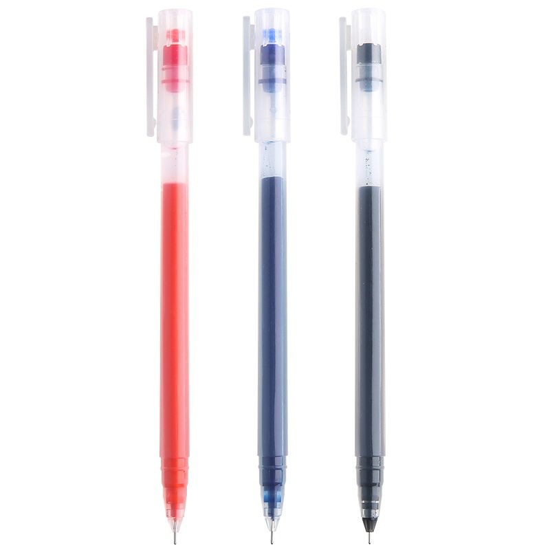 juneng writing gel pen large capacity syringe positive posture carbon pen signature pen 0.5mm student exam factory wholesale