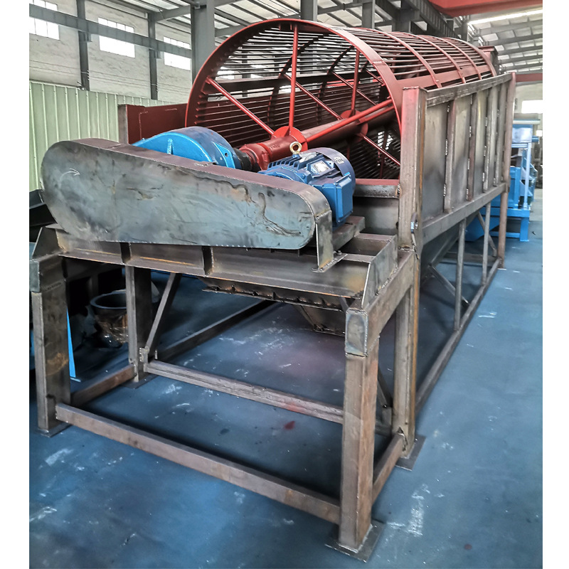 宏兴gt2060大型重型筛分机双层筛圆筒筛选机金属丝编织网滚筒筛