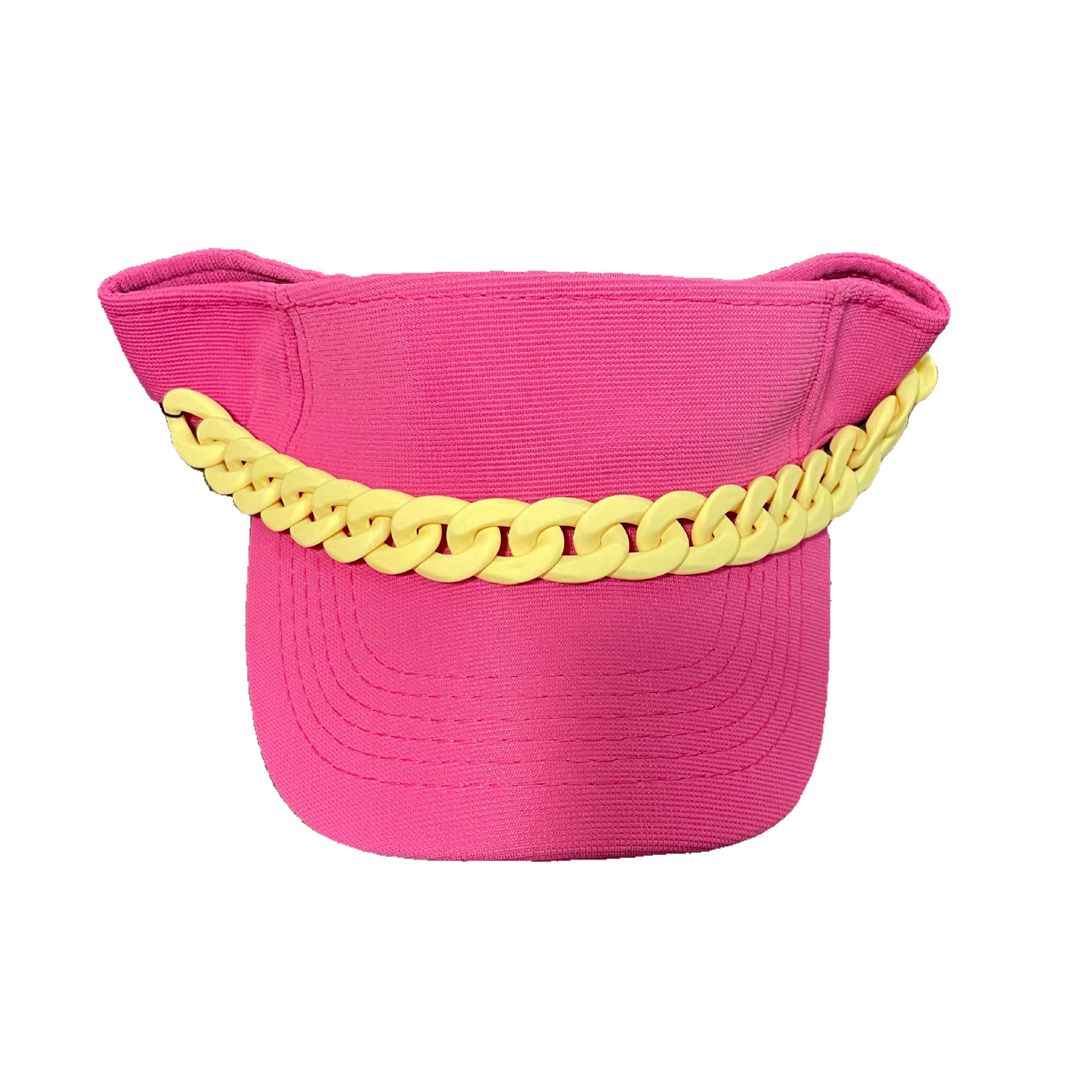 韩国空顶链条春帽子女百搭夏防晒遮阳出游太阳休闲潮人鸭舌帽厂家