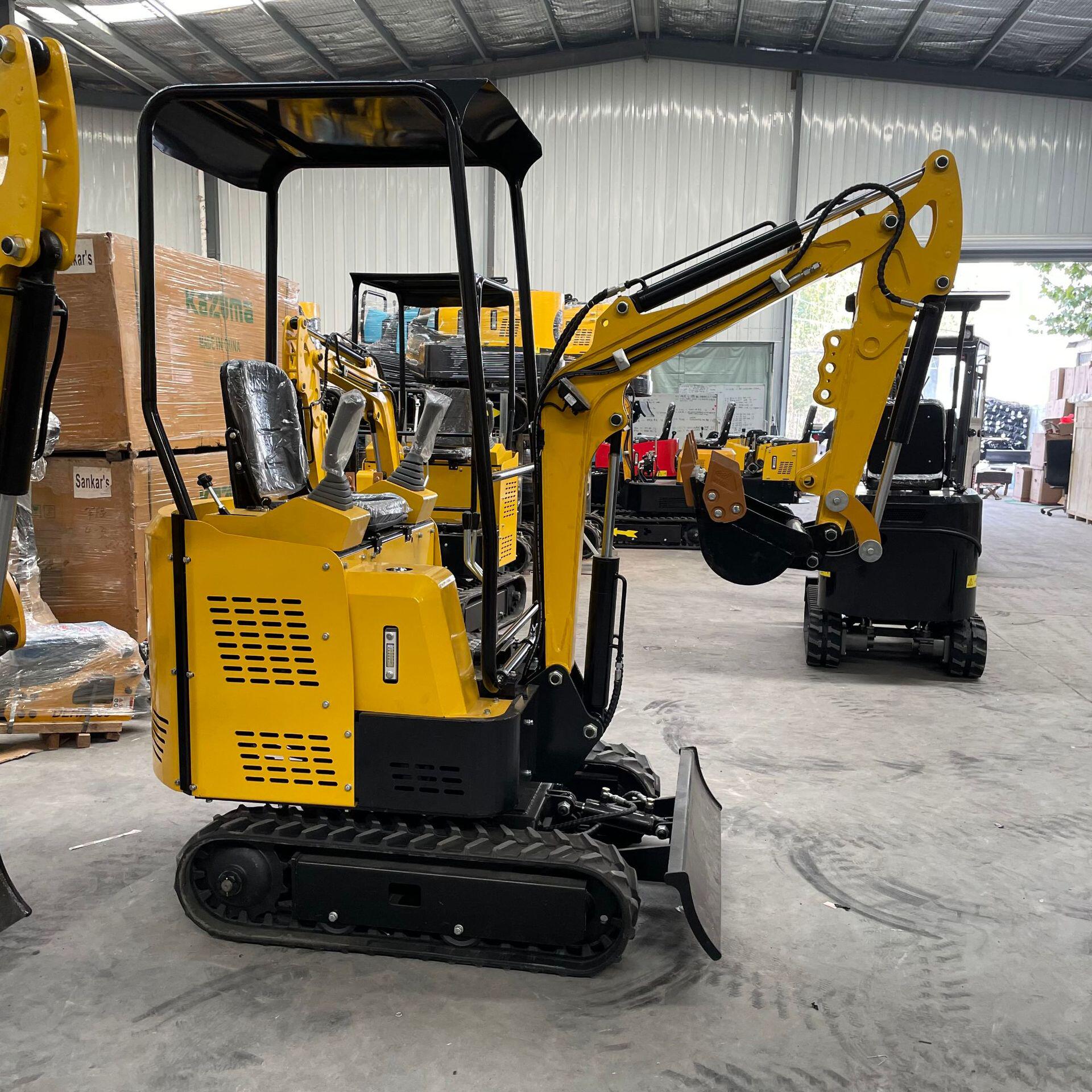 15型农用小型挖掘机价格 农用挖掘机 履带式挖掘机械