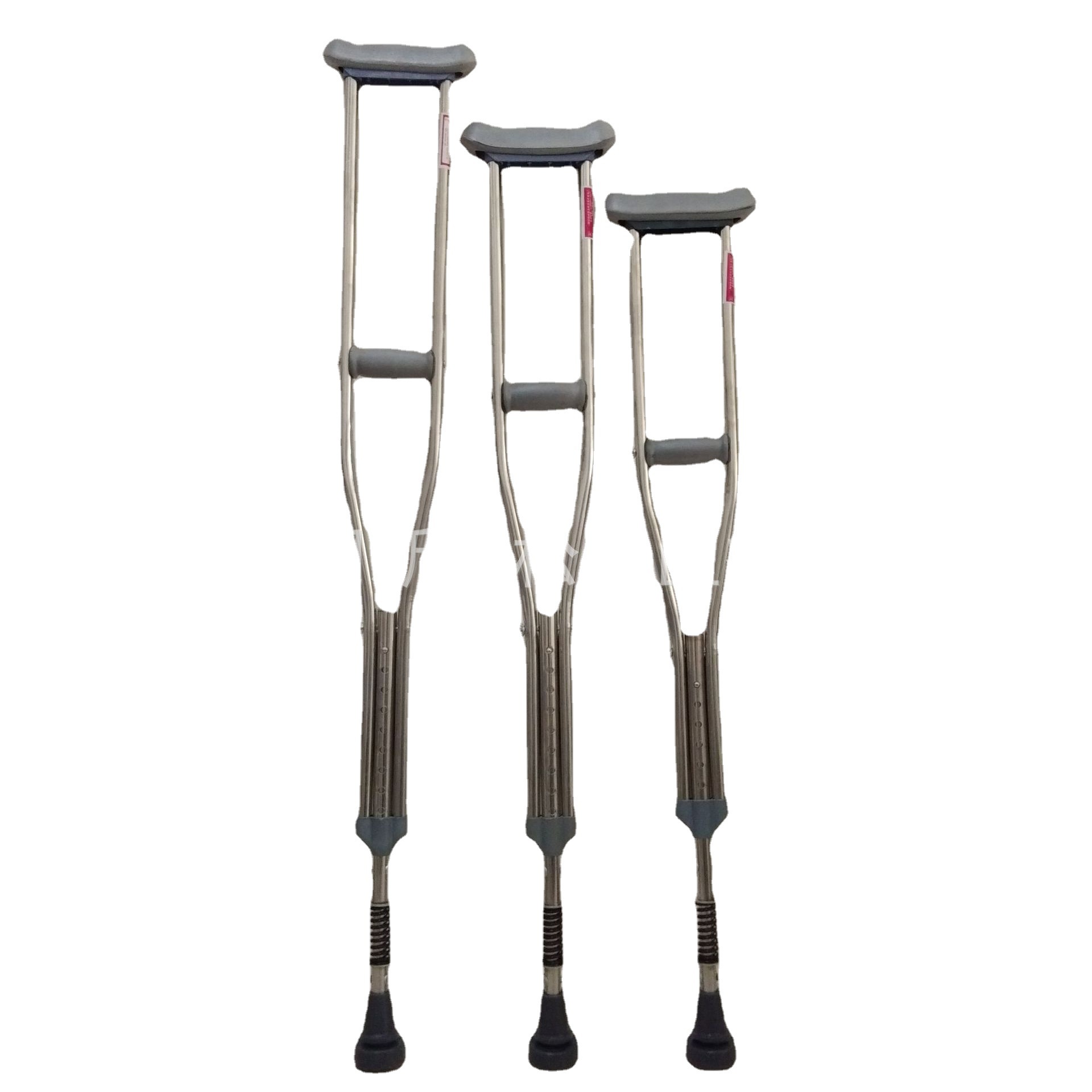 不锈钢加厚减震拐杖 老年人腋下伸缩拐杖 多功能拐杖助行器