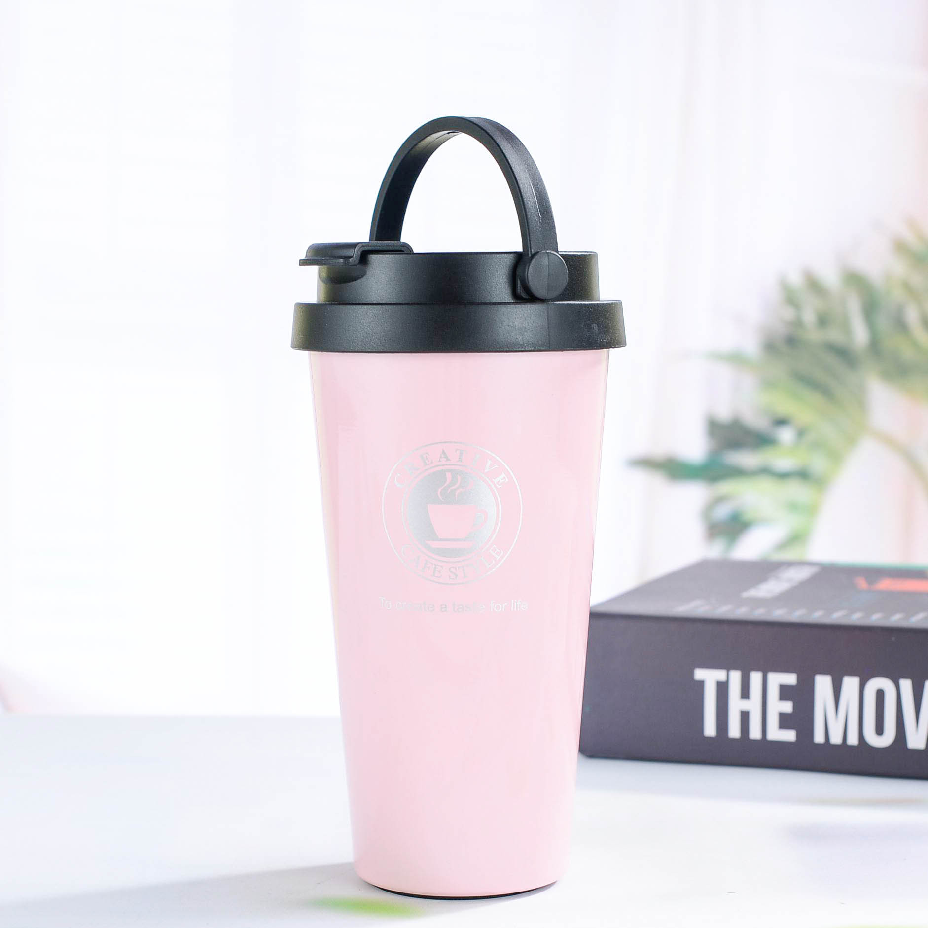 European-Style Stainless Steel Portable Coffee Cup for Male and Female Students European-Style Vacuum Cup Portable Fashion Water Cup Custom Logo