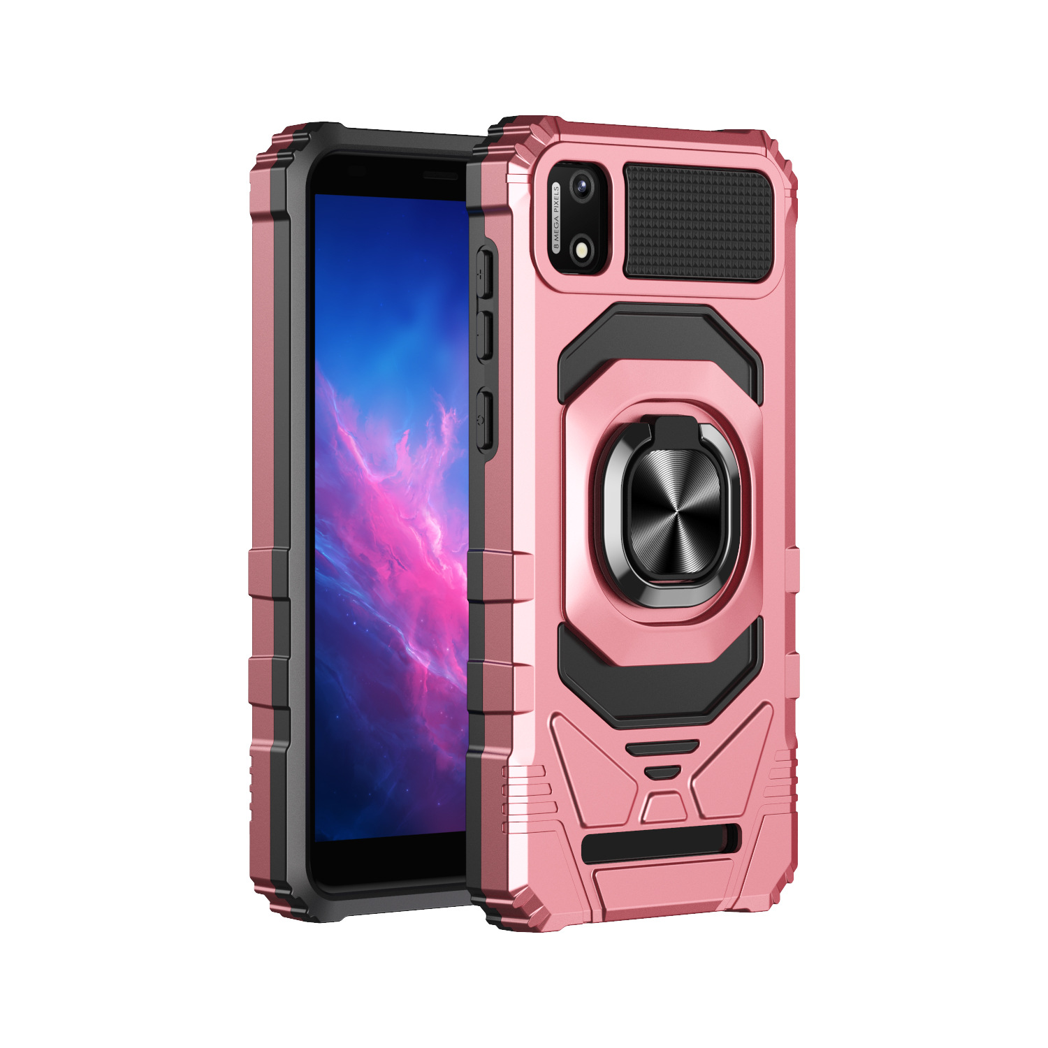 适用Cloud Stratus C8 Prime 保护套Jitterbug Smart 5指环手机壳