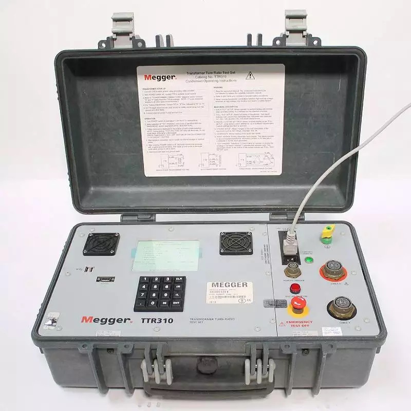 Megger三相变压器变比测试仪TTR310E TTR330A TTR300匝数比测试仪