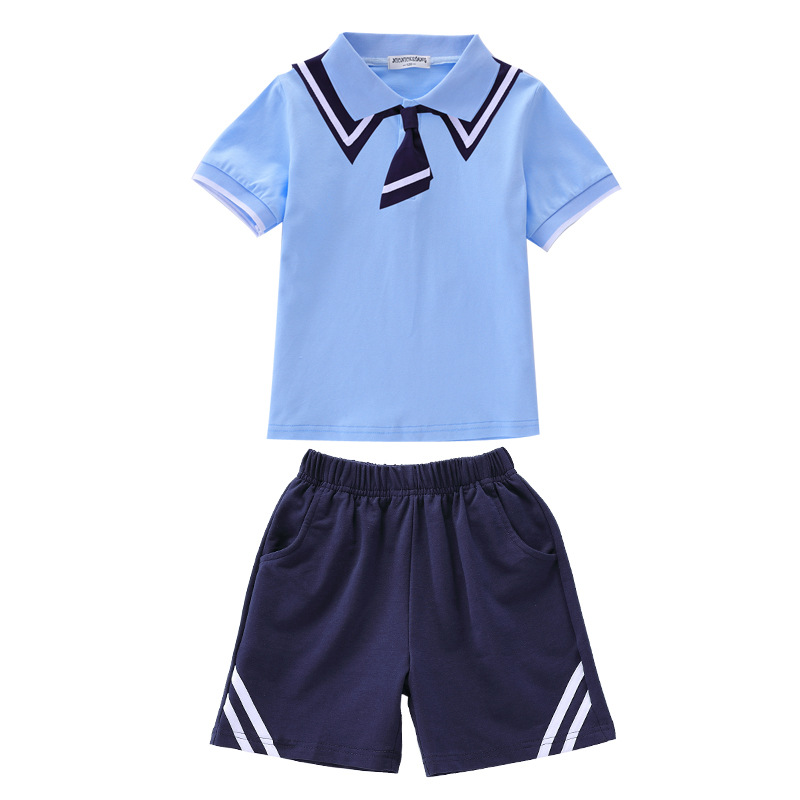 幼儿园园服小学生校服夏季运动服套装学院班服男女童英伦风校服