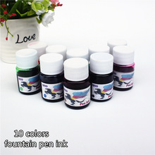 Fountain Pen ink  15ML 10 colors portable pen ink quality is