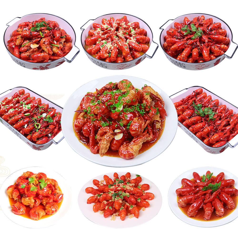 仿真食品模型 麻辣小龙虾食物假菜样品拍摄道具模具仿真菜品摆件