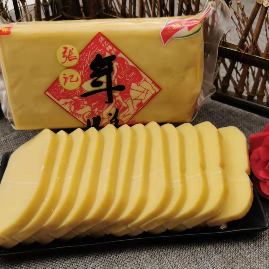 陕北特产黄米年糕枣糕油炸糕粘米糕陕西绥德延安张记年糕过年糕