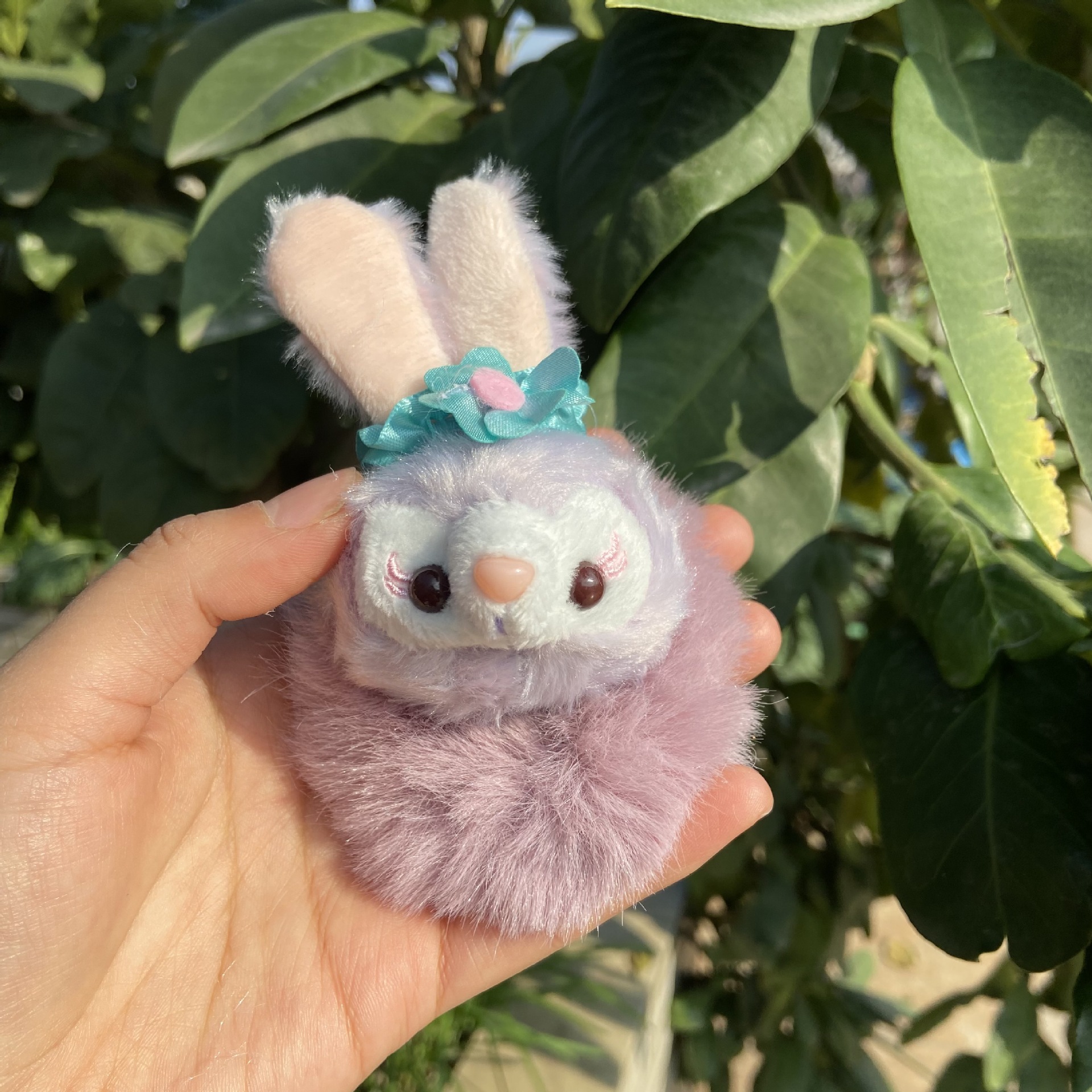 星黛露卡通兔耳朵发夹游乐园同款发箍芭蕾兔发圈毛绒发夹洗脸发带