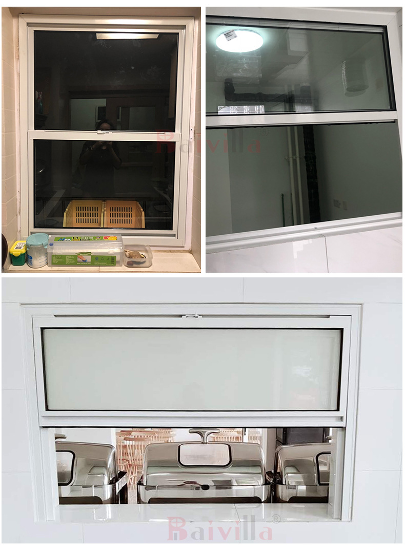 上下提拉窗 美式铝合金推拉窗断桥铝门窗提升窗窗户定制 厂家直销