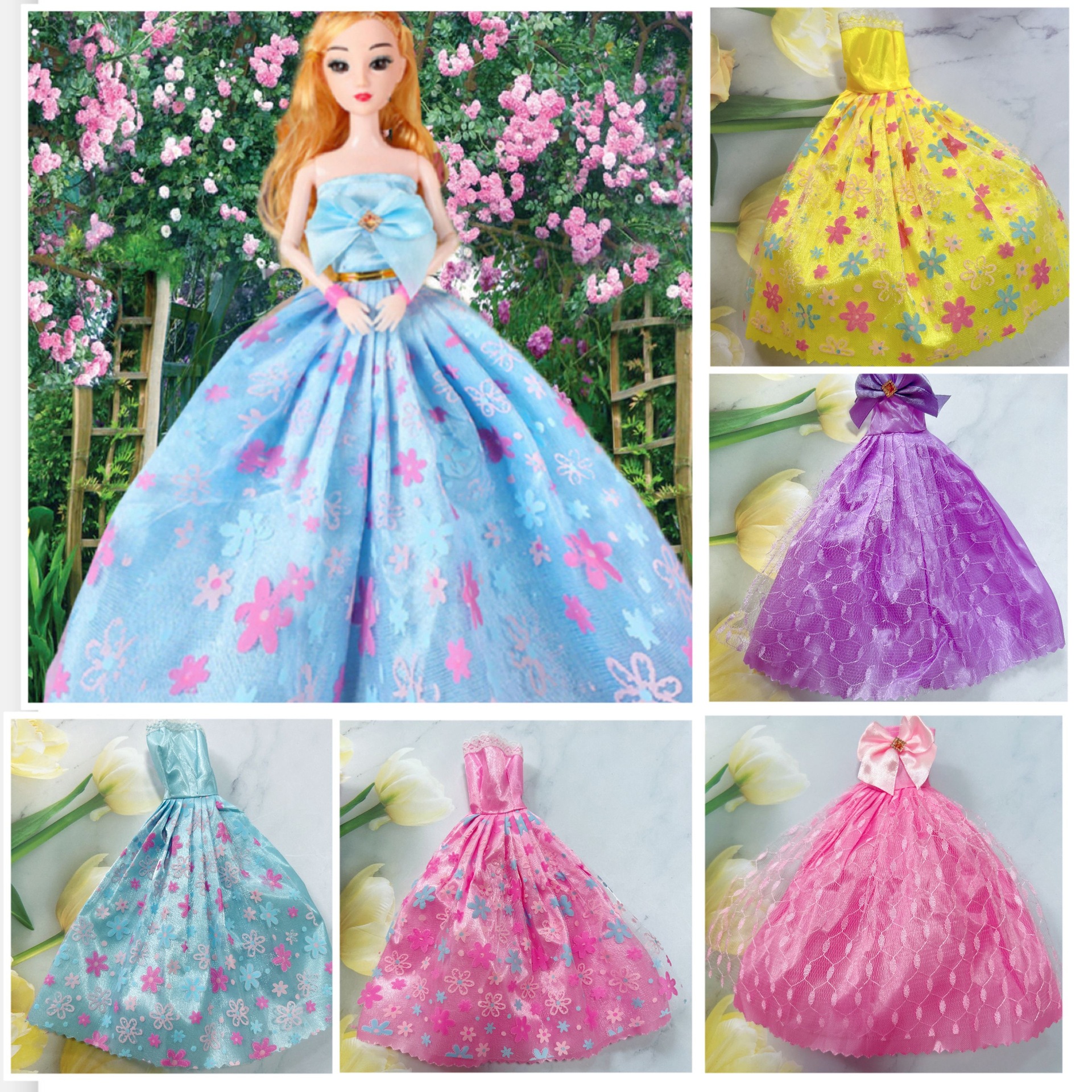 童心芭比洋娃娃30cm娃衣11寸娃娃衣服裙子换装服饰过家家女孩玩具