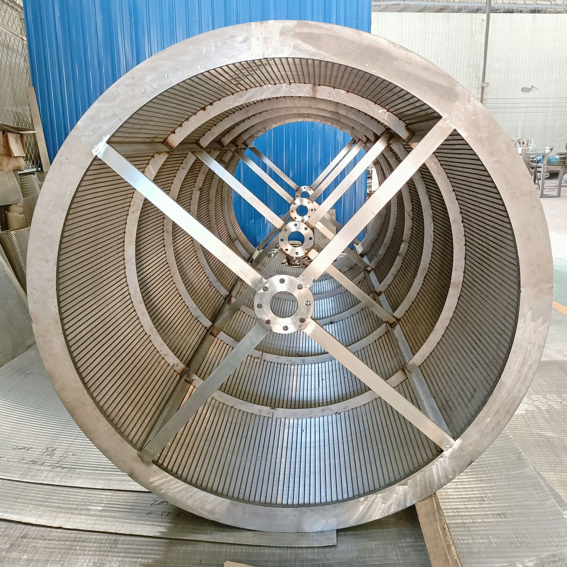 厂家定制不锈钢转鼓格栅工业废水处理及压榨脱水 楔形丝过滤筒