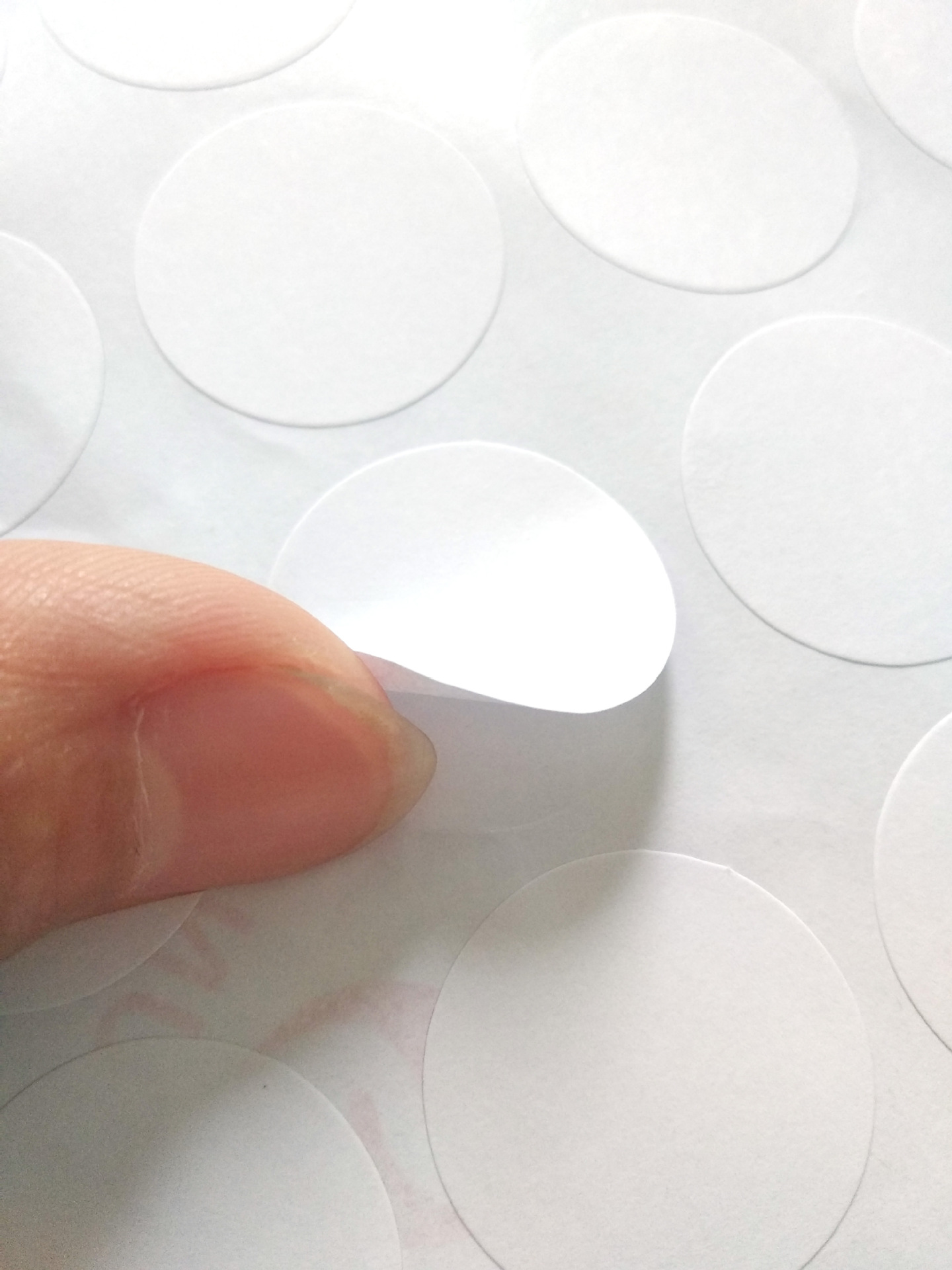 8万pcs铜版纸空白不干胶标签纸 条码打印机铜板物流空白贴纸空白不干