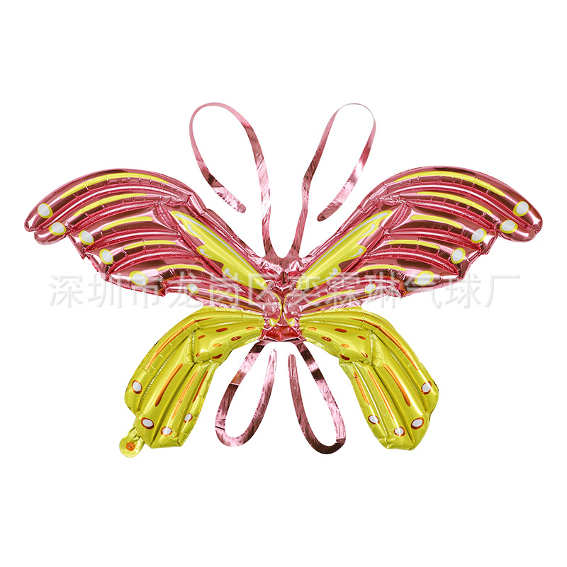 Angel Butterfly Bat Wings Aluminum Balloon Wholesale Toy Wedding Theme Birthday Party Decoration Stall Balloon