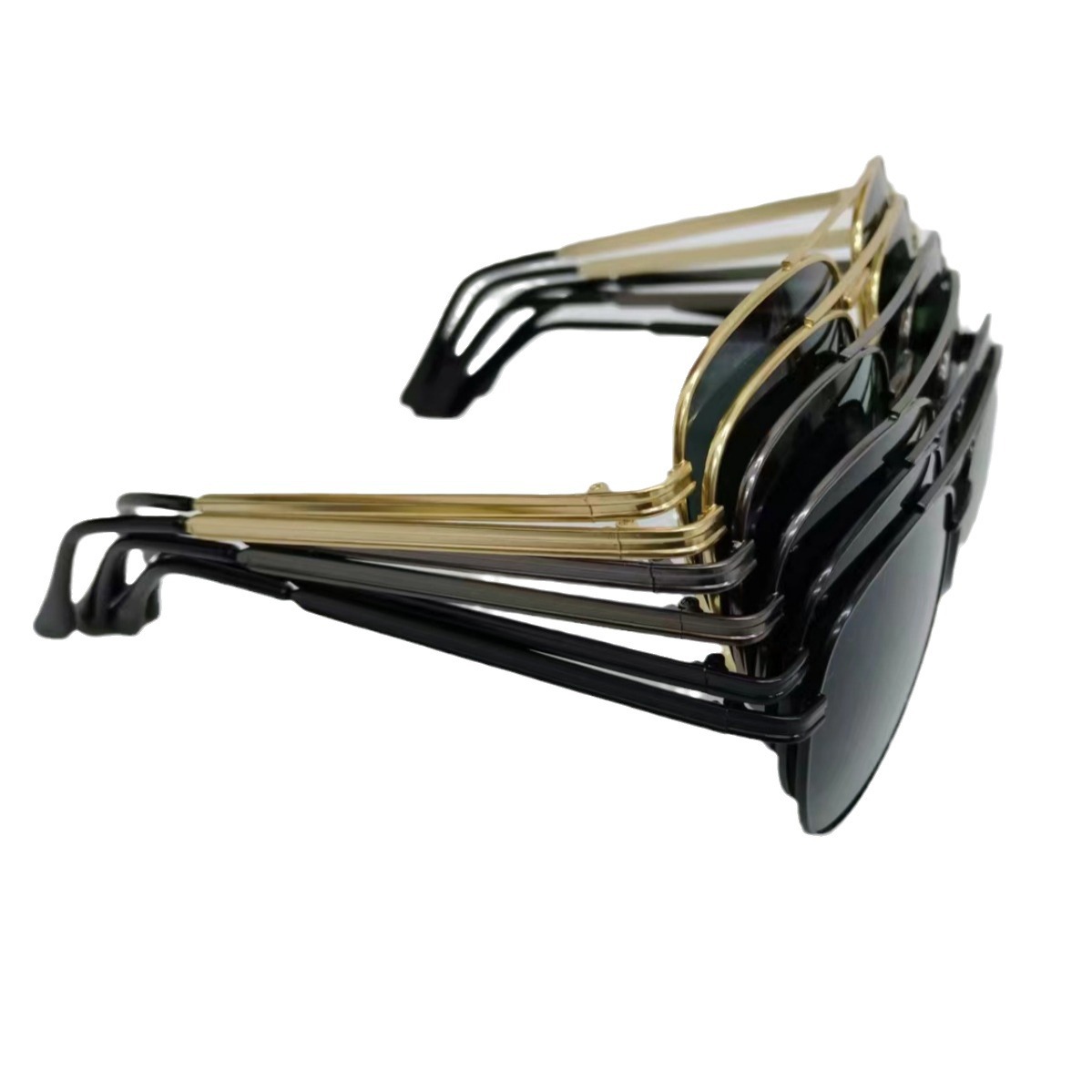 2024 Trendy Men's Sunglasses Metal Sun Glasses New Sunshade Sunglasses Factory Direct Sales Wholesale