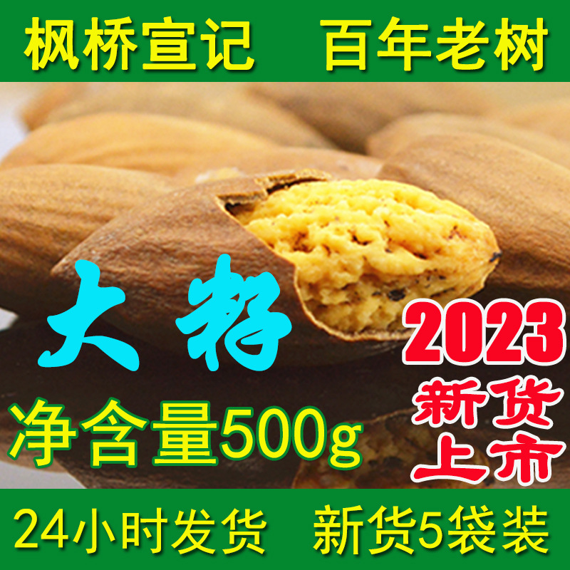 香榧子大籽净含量500g袋装诸暨枫桥宣记2023新货儿童坚果香妃