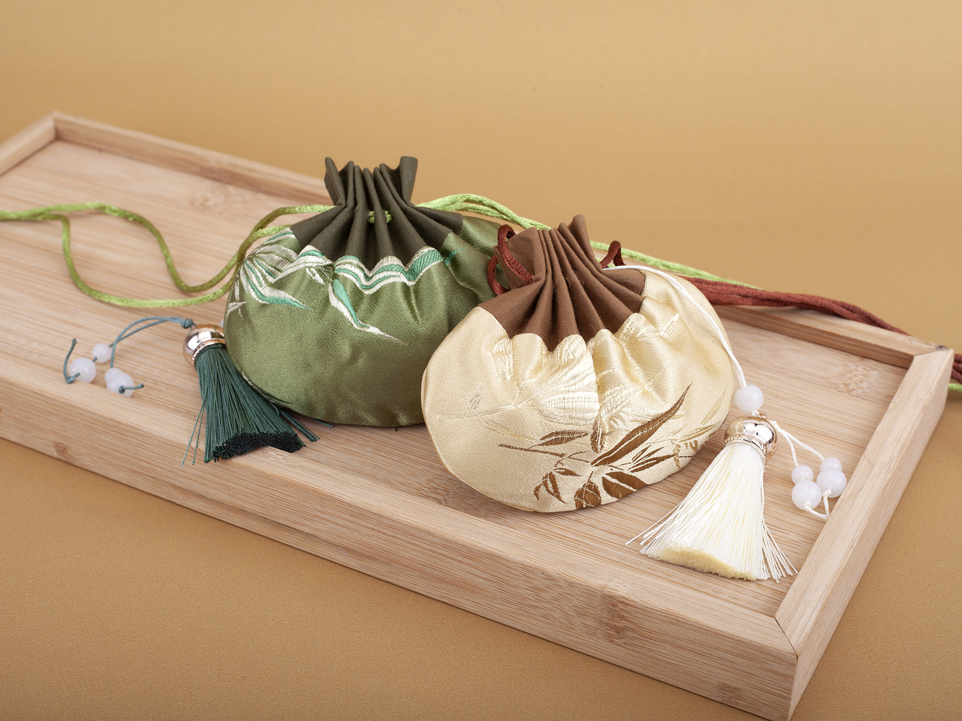 端午节空袋中国风香囊古风随身荷包锦缎刺绣香袋禅意车挂小香包