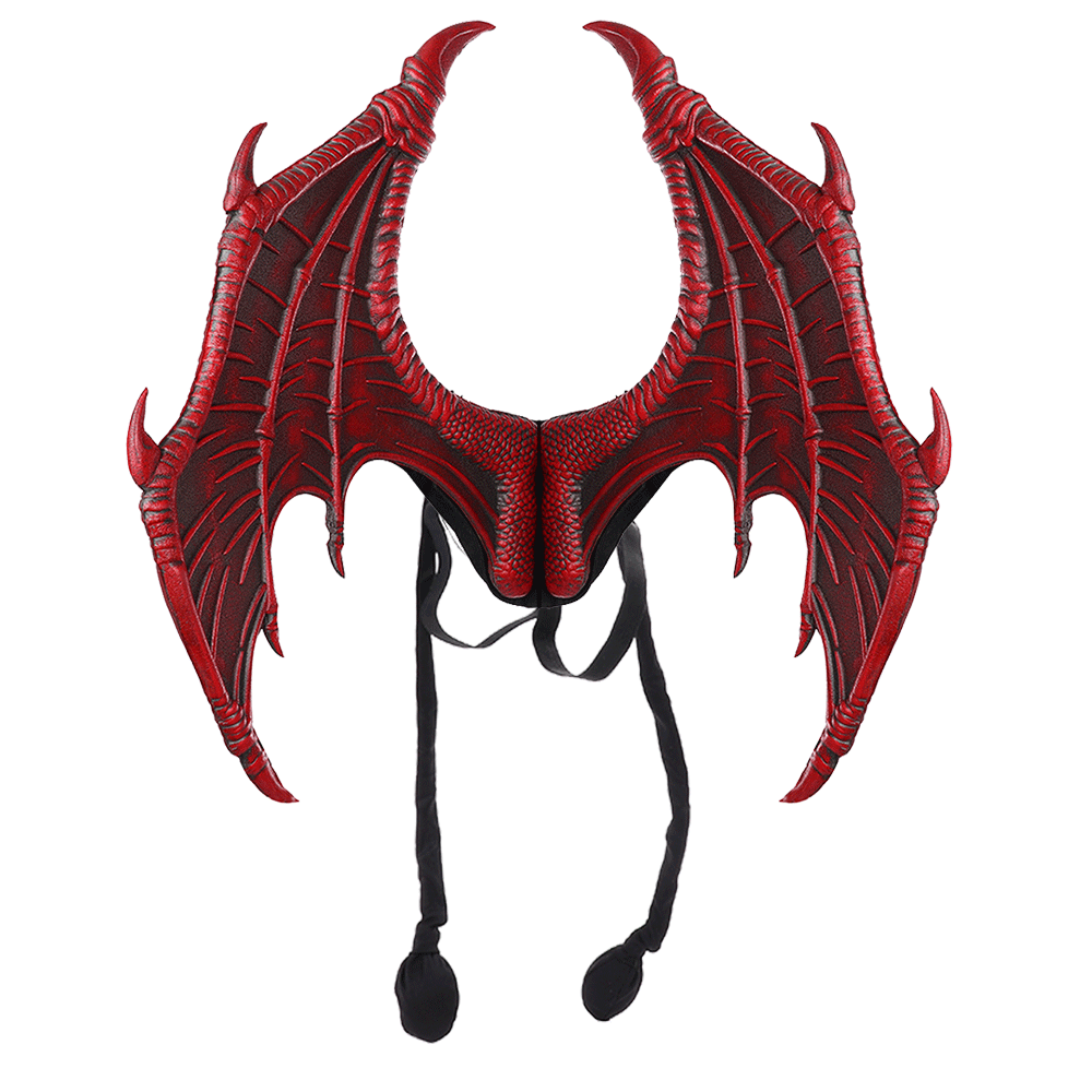 外贸翅膀定制万圣节mardi gras狂欢节儿童costume恶魔cosplay龙翅