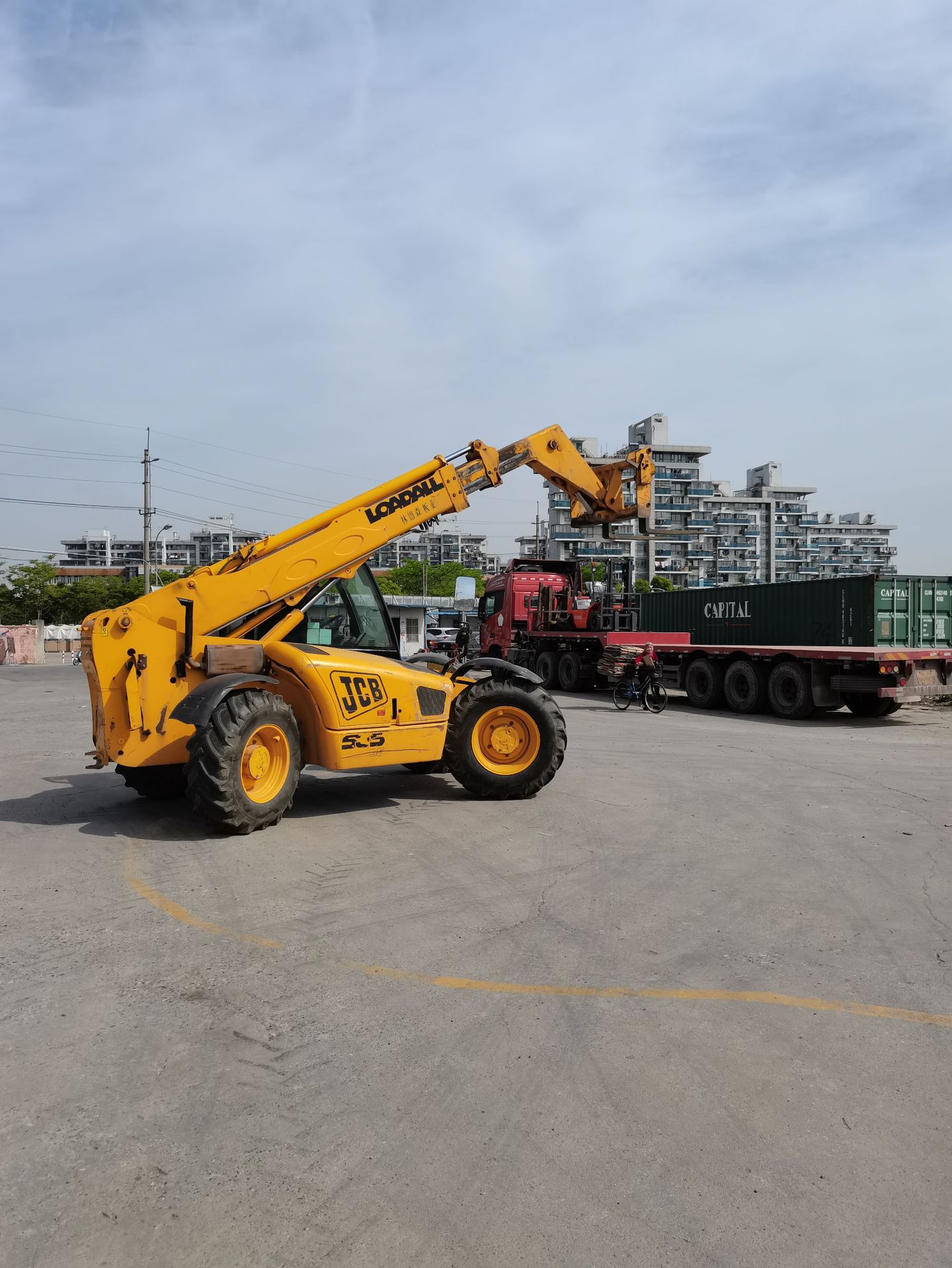 出售二手杰西博jcb535-95伸缩臂叉装车 叉车