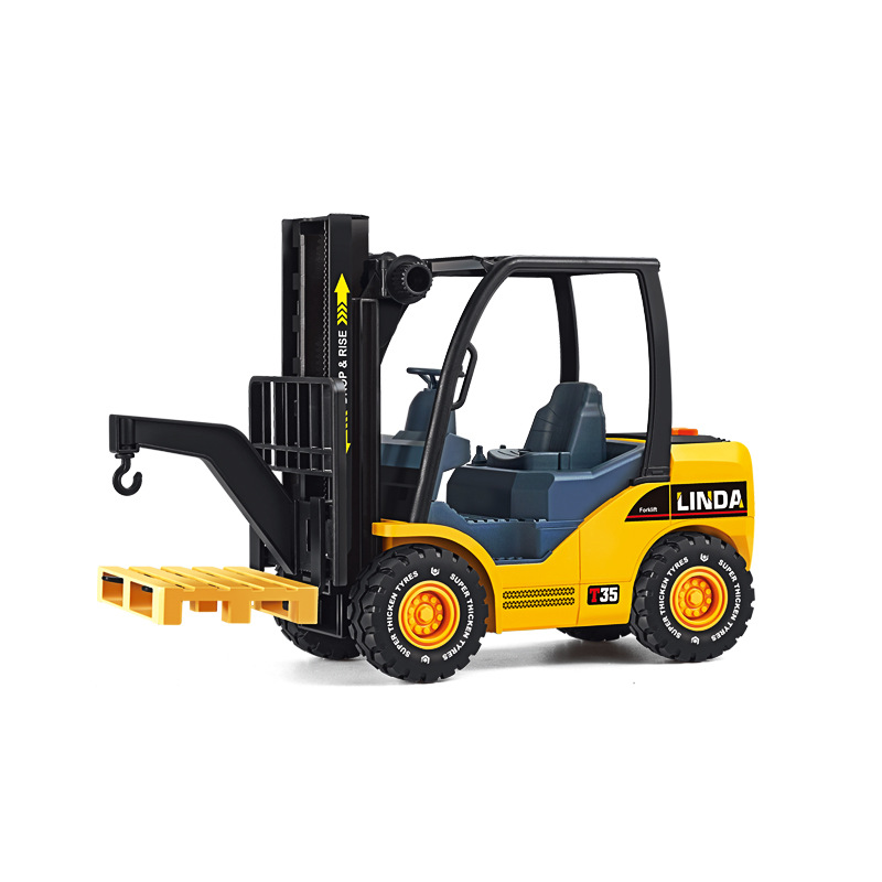 Story-Telling Forklift Sound and Light Combined with Early Education Educational Inertia Children's Toy Inertia Driving