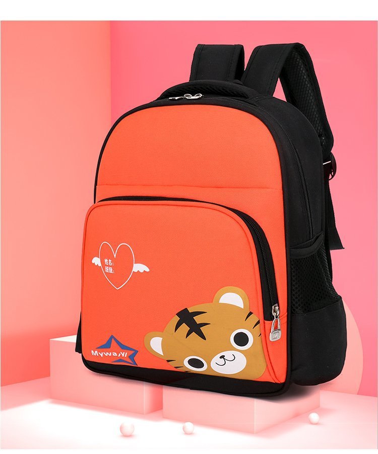 新款小老虎儿童书包定制减负护脊幼儿园书包小学生双肩包厂家直销
