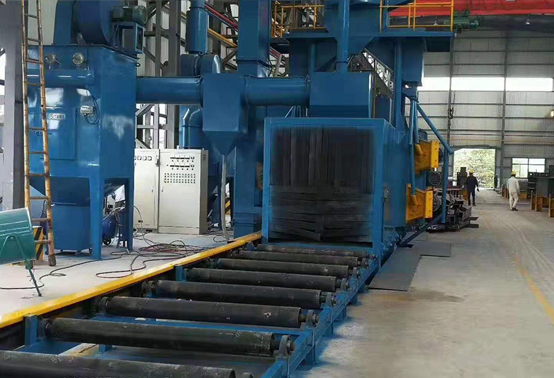 厂销供应钢管通过式抛丸机 抛丸除锈清理通过式抛丸机加工定制