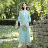 Tea service Cotton and hemp new pattern Tang costume Chinese style Improvement Hanfu Chinese style Open dresses W3537 Acer truncatum Tea service Cotton and hemp new pattern Tang costume Chinese style Improvement Hanfu Chinese style Open dresses W3537 Acer truncatum