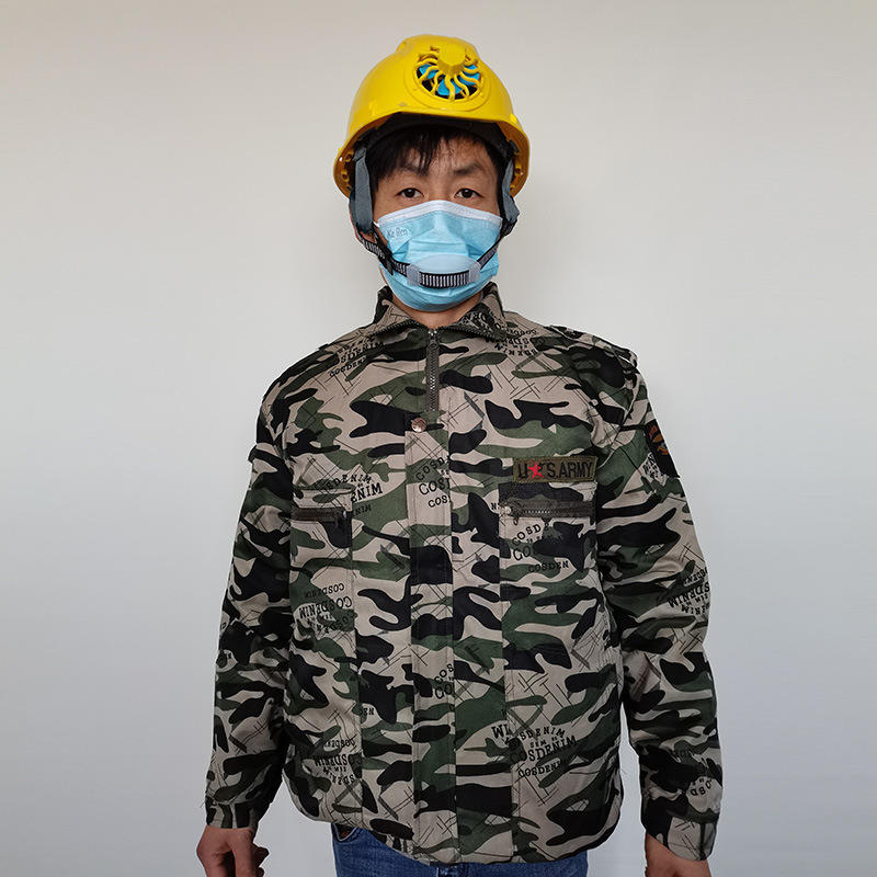 紫羲厂家直发空调服户外工作降温衣服男女防暑电焊劳保工作服