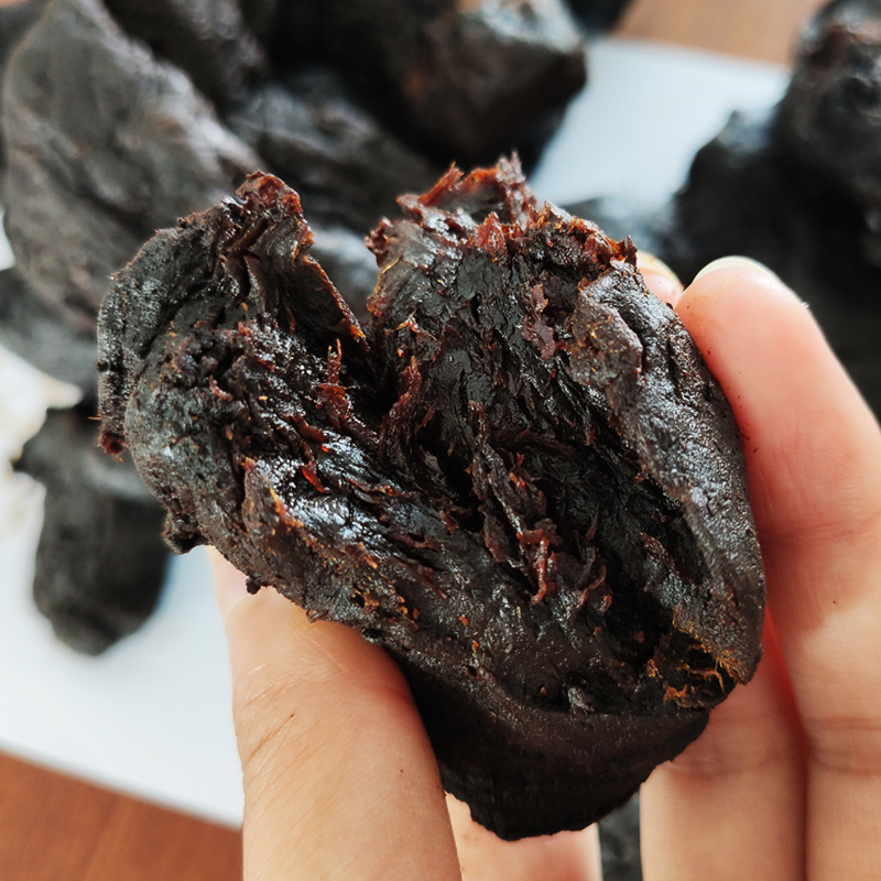 九华山黄精材九蒸九晒野生九制黄精质糯头黄精茶即食500g