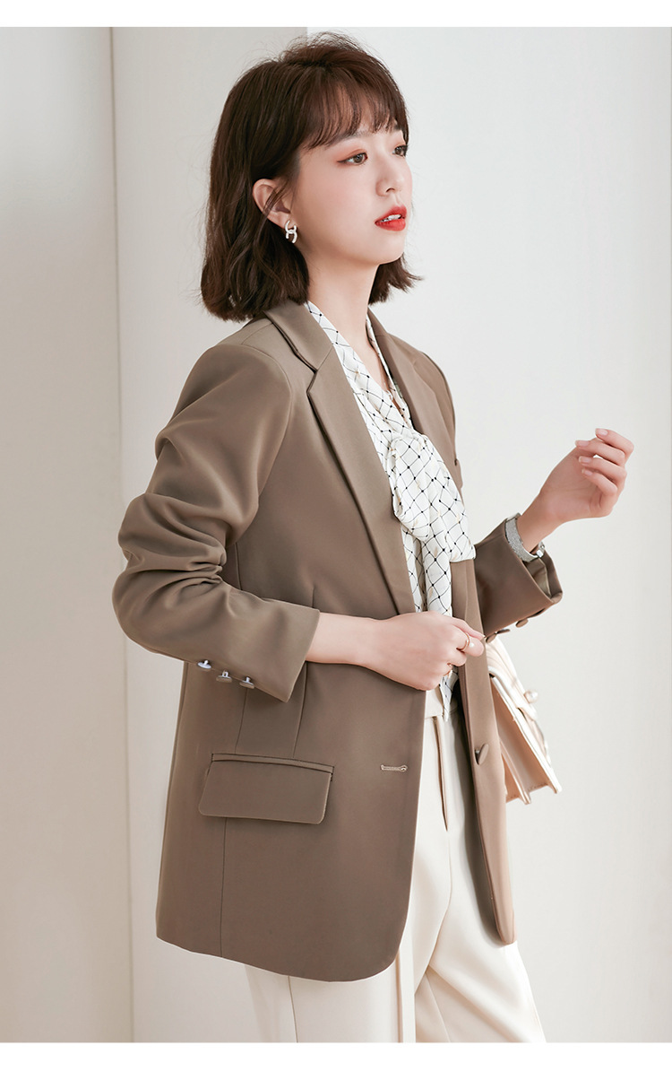 西装外套女士2021年新款休闲宽松显瘦复古港风炸街小西服上衣秋装